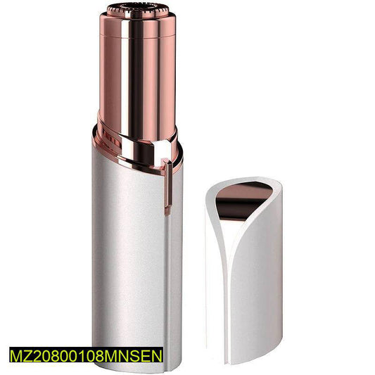 Flawless Hair Remover Beauty Product Handheld Easy to Use for Women, Rose Gold Face Razor with LED Light, Recyclable Packaging